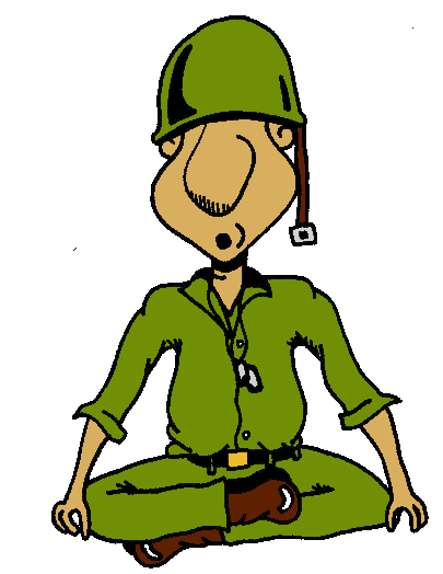 Soldier sittingsmall