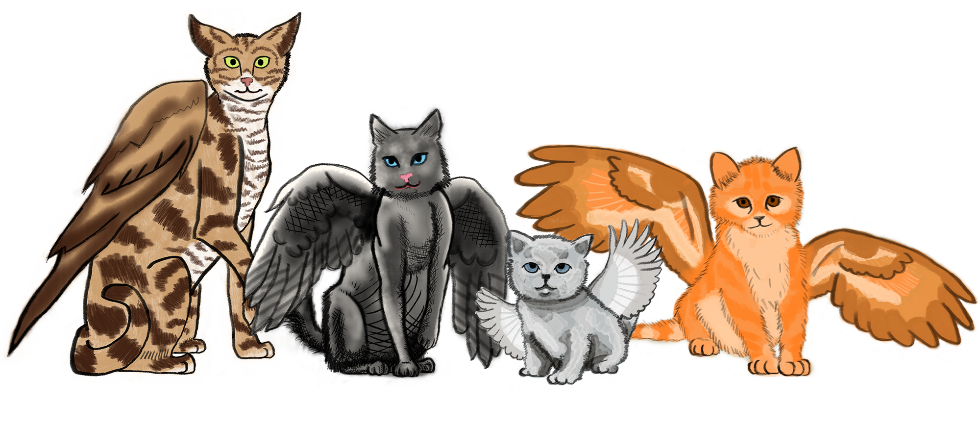 Gallery of Warrior Cat projects on Scratch website