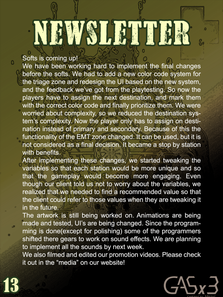 Week13 News Letter