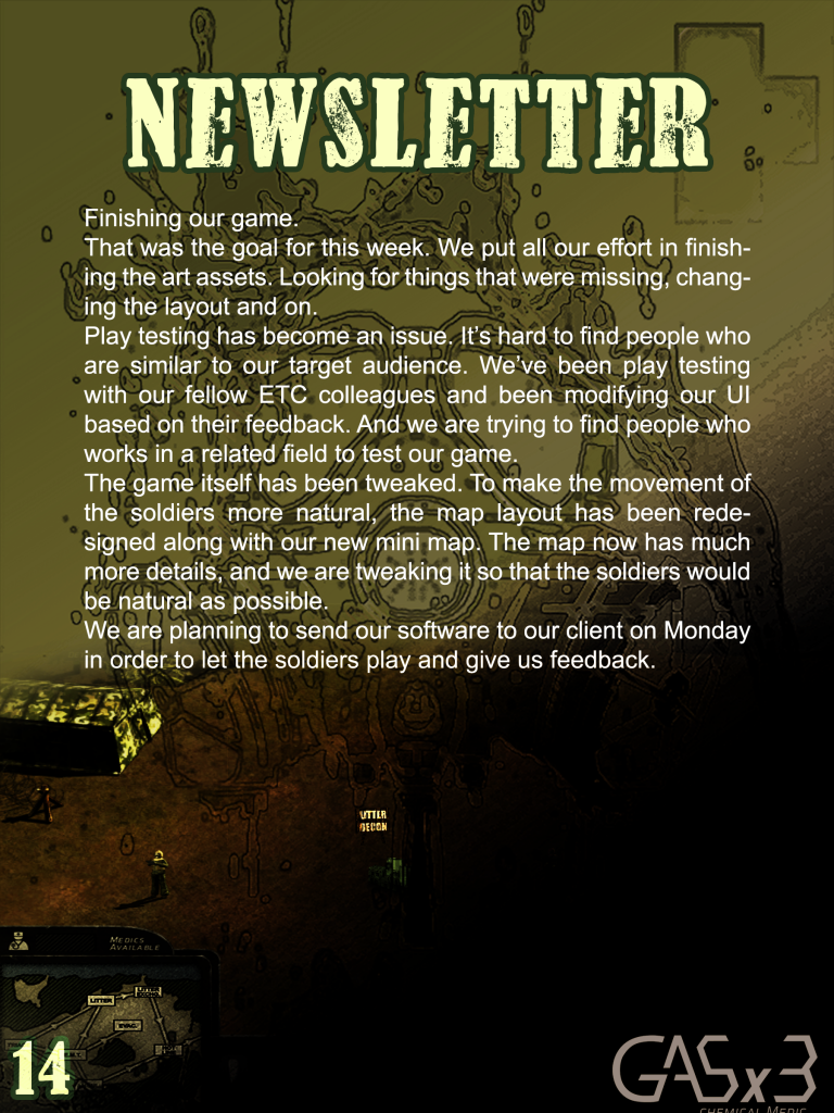 Week14 News Letter