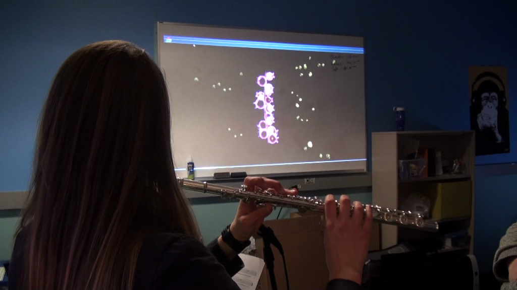 Flute visualization in action