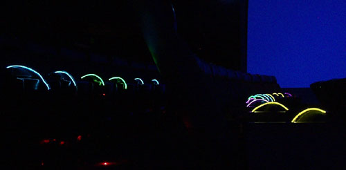 Seats lit up 1