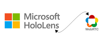 HoloLens and WebRCT