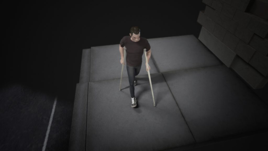 A still from The Art of Weightlessness
