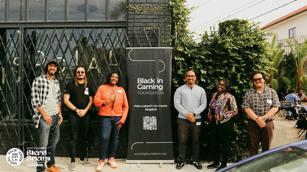 Members of the Black in Gaming Foundation at one of the social events they organize