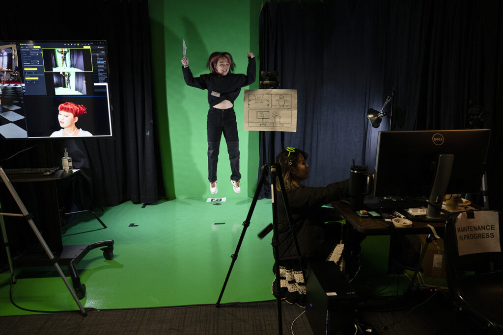 The Entertainment Technology Center hosts the annual ETC Fall Festival on December 6, 2024. The festival is an opportunity for the public and CMU community to interact with student projects set up all throughout the ETC building.