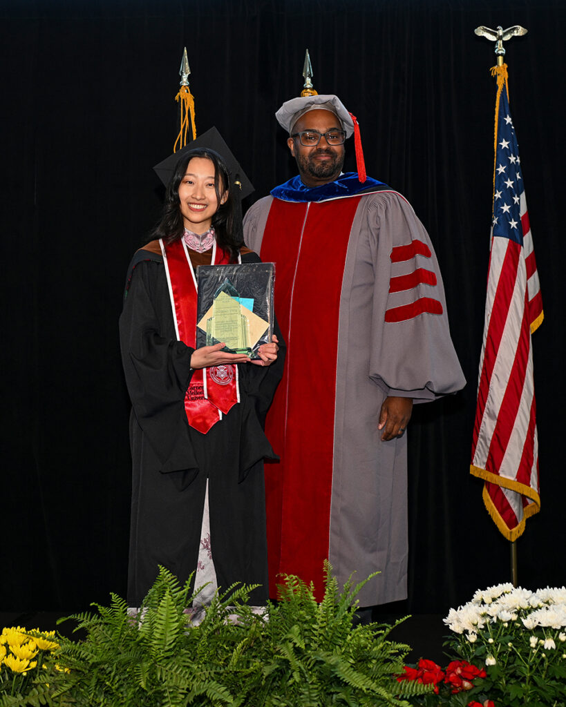 Nina Wang with ETC Director Derek Ham